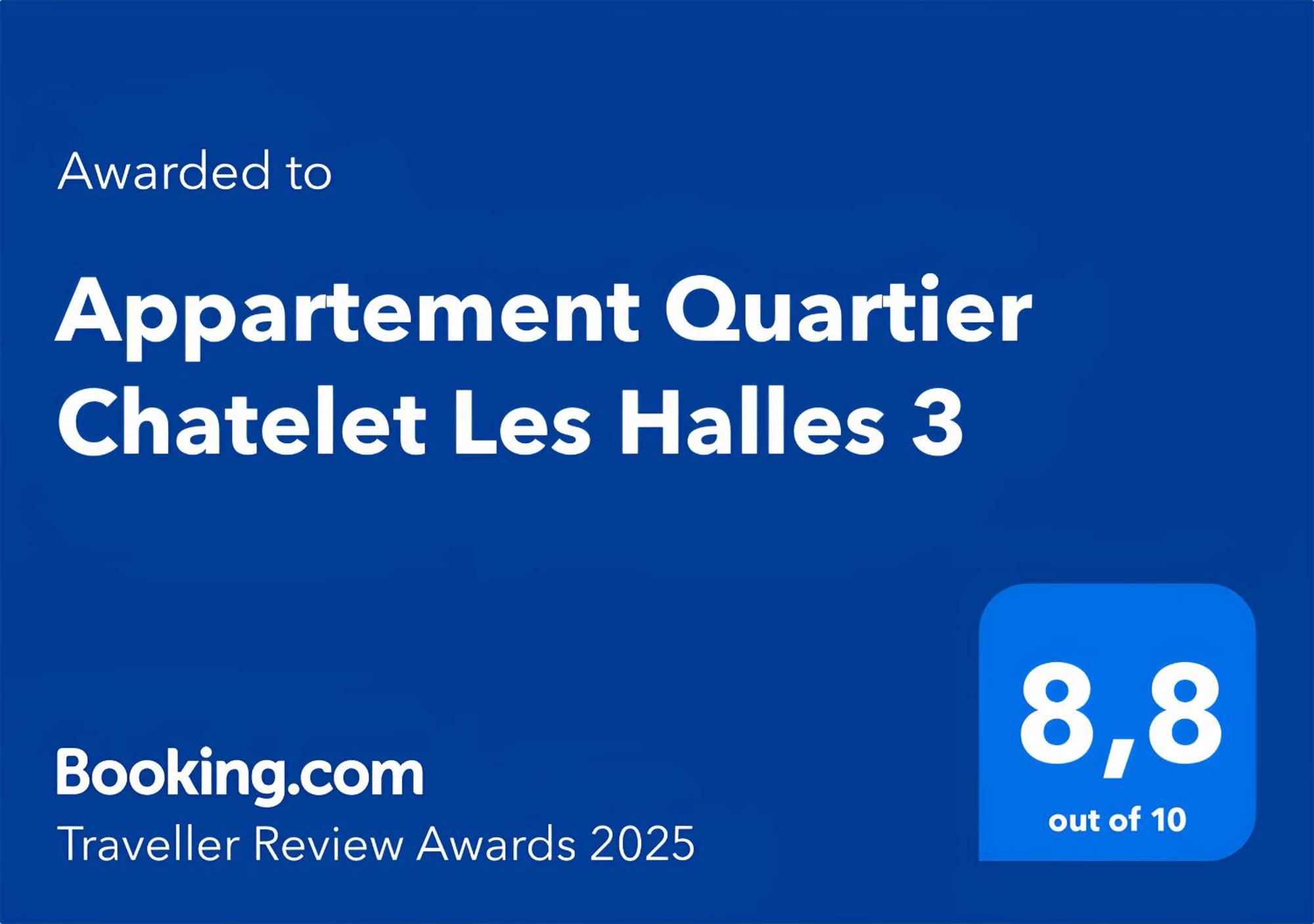 Appartement Quartier Chatelet Les Halles 3 Free Netflix Paris Eksteriør bilde